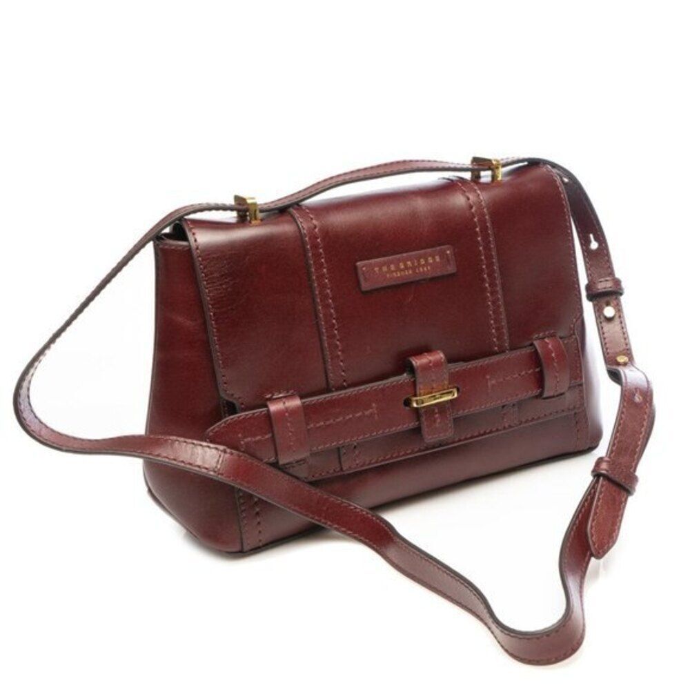 Burgundy The Bridge Leather Crossbody Handbag (NWT)